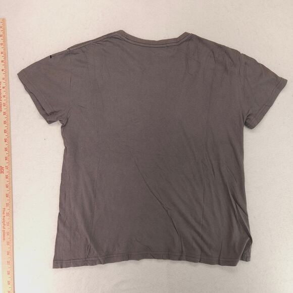 Rolling Stones Tour Band Short Sleeve Graphic T Shirt Womens Size Large L Gray - Picture 9 of 9